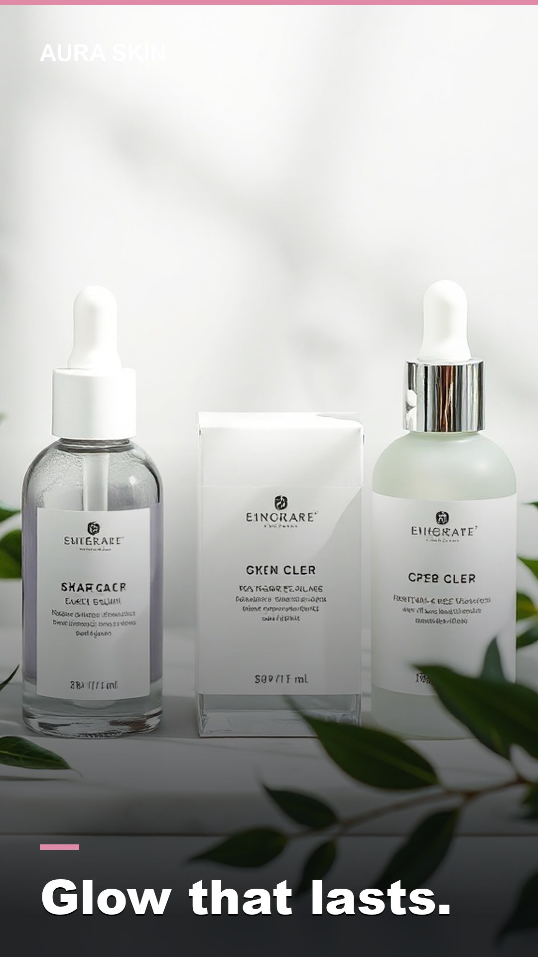 A skincare brand post