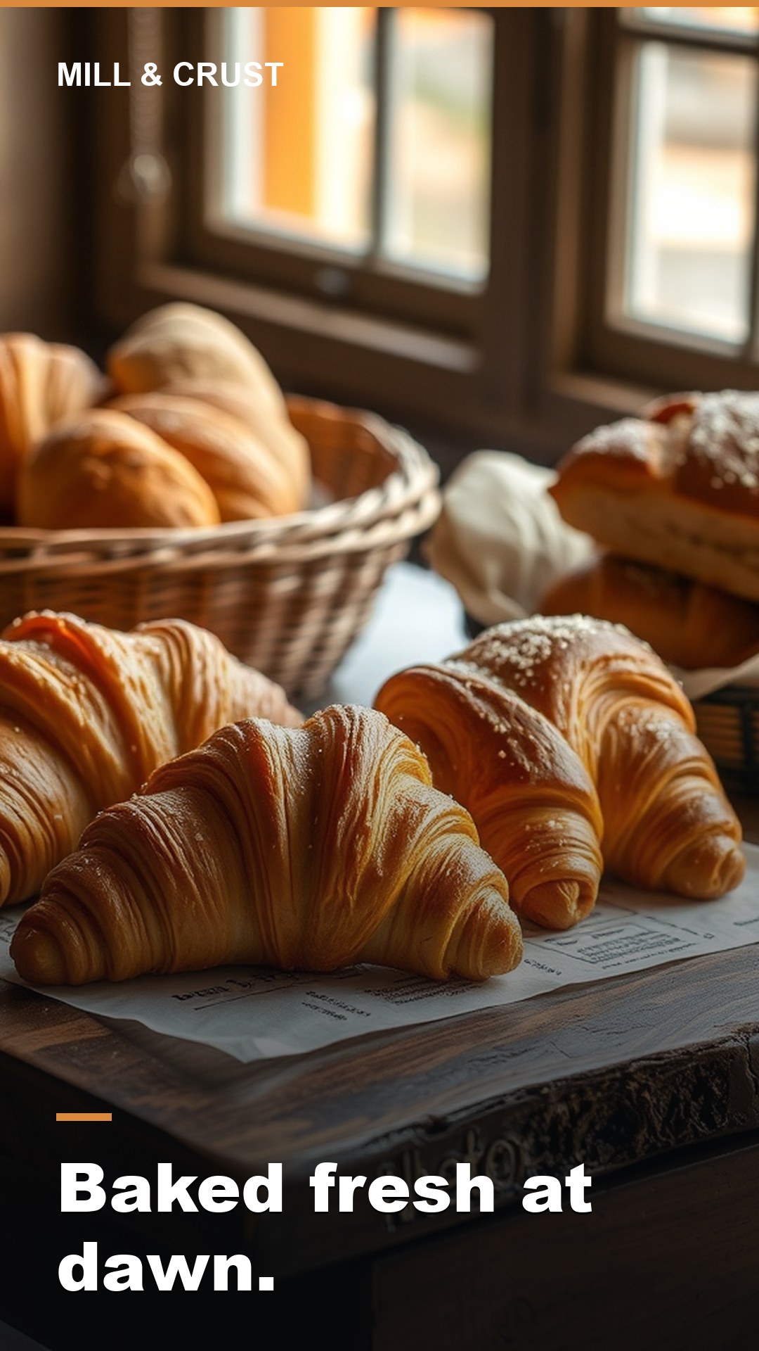 A bakery brand post